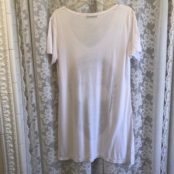 🔥HP🔥LAUREN MOSHI * NWOT Celeb Designer Metallic Skull T - Picture 7 of 7